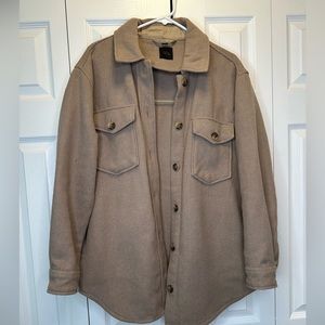 RDI (Nordstrom Rack) never worn oversized wool shirt jacket